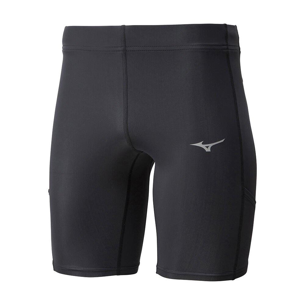 Men's Mizuno Tights Black Core Mid Tight Apparel - J2GB015009